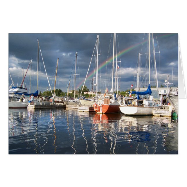 Boat Dock at Marina Photograph (Front Horizontal)
