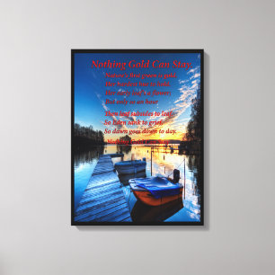 Boat Dock Canvas Print