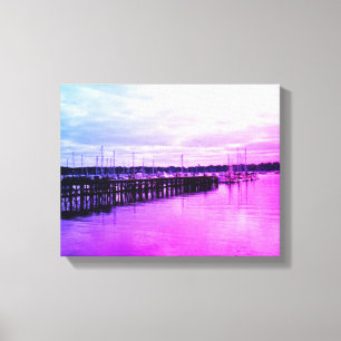 Boat Dock Canvas Print