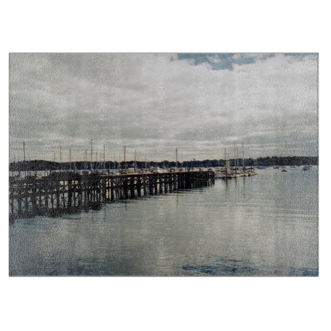 Boat Dock Cutting Board (Front)