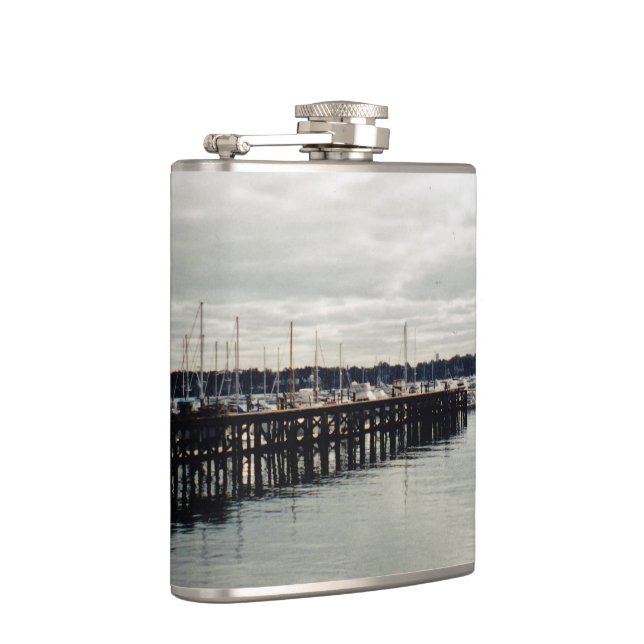 Boat Dock Hip Flask (Right)