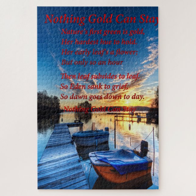 Boat Dock Jigsaw Puzzle (Vertical)