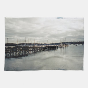 Boat Dock Kitchen Towel