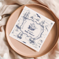 Boat Elegant Toile Nautical Baby Shower