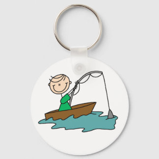 Boat Fishing Keychain
