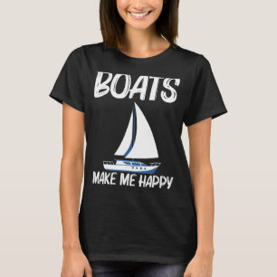 Boat For Men Women Sailing Trip Travel T-Shirt