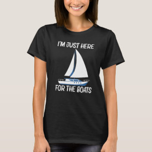 Boat For Men Women Sailing Trip Travel T-Shirt