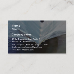 Boat Front Breaking Water Business Card