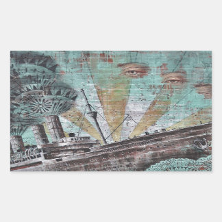 Boat Graffiti Sticker