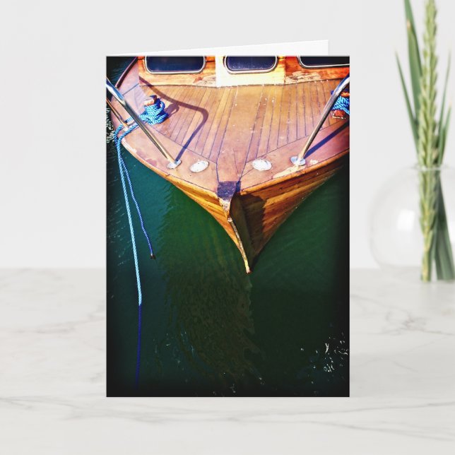 Boat, greeting card (Front)