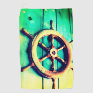Boat Helm Golf Towel