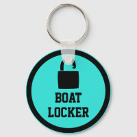 Boat House Locker Keychain