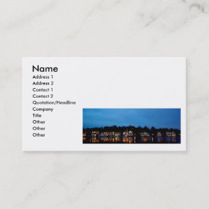 Boat House Row business card art