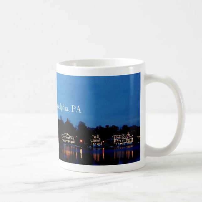 Boat House Row, Phila, PA Coffee Mug (Right)