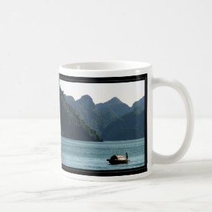 Boat in Halong Bay Coffee Mug