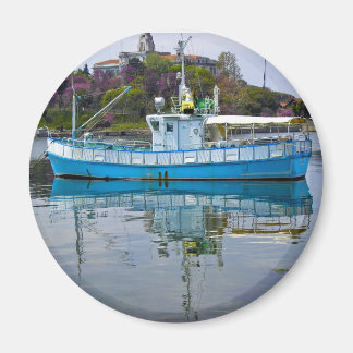 Boat in the sea magnet