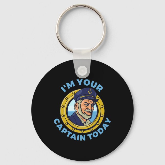 Boat Life Sailing Captain Boating Skipper Sailor S Keychain (Front)