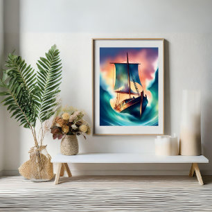 Boat Maritme Beauty Poster 