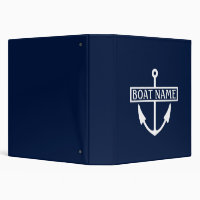 Boat Name Anchor Captain's Log
