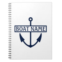Boat Name Anchor Captain's Log