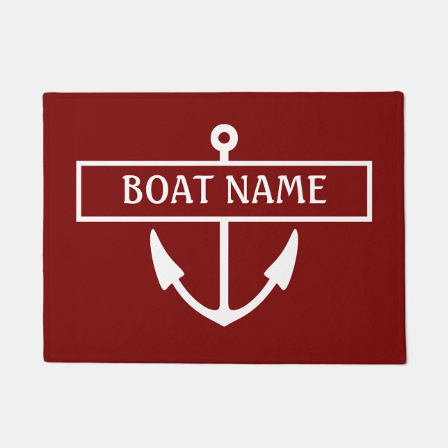 Boat Name Dock Mat (Front)