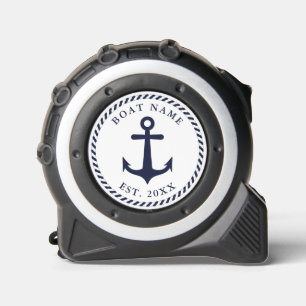 Boat Name Nautical White Navy Blue Anchor Handyman 1