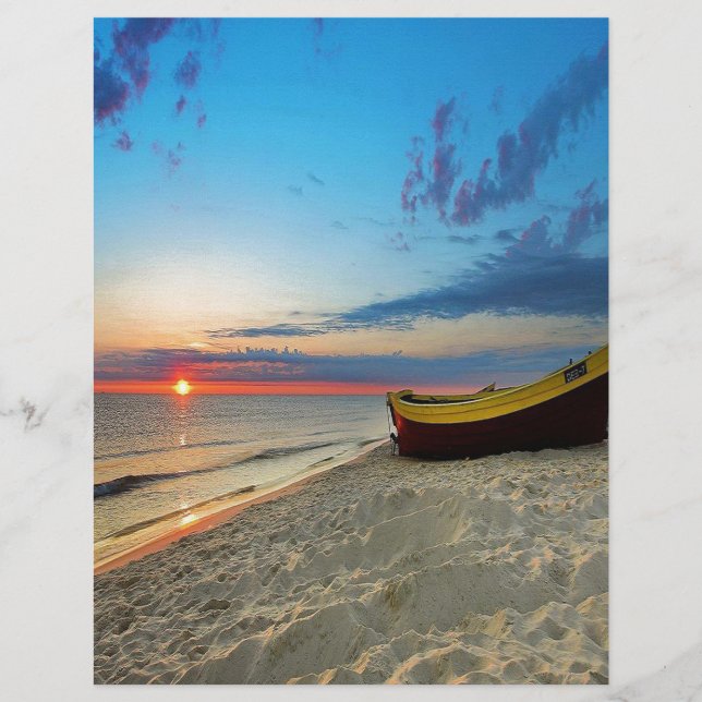 Boat On A Beach (Front)