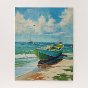 Boat on Beach Puzzle