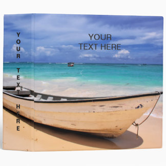 Boat On The Beach Binder