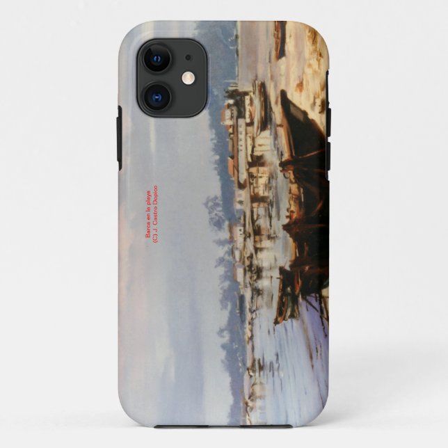 Boat on the beach Case-Mate iPhone case (Back)