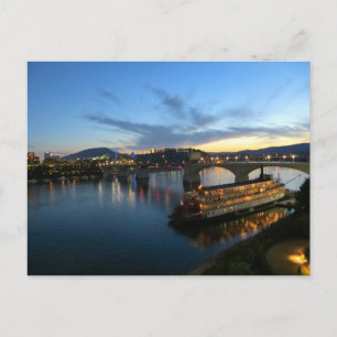 Boat on the River Postcard