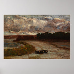 Boat On the Shore - Edward Mitchell Bannister  Poster