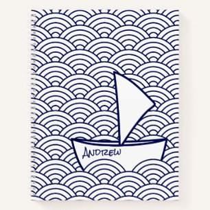 Boat on Waves Notebook