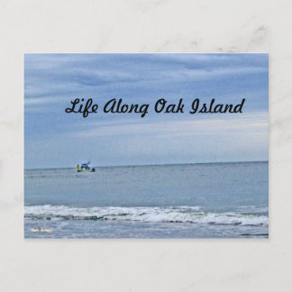 Boat Out At Seas Postcard