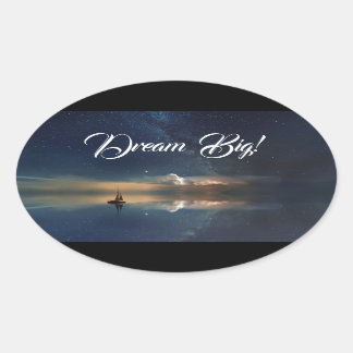 Boat Oval Sticker