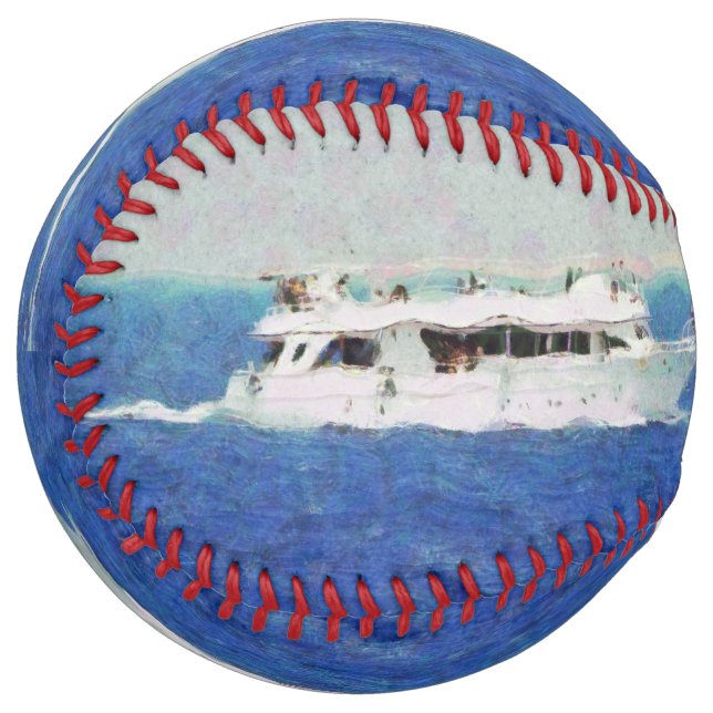 Boat painting softball (Front Left)