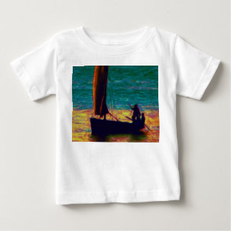 Boat Peaceful Marine Swim Dive Destiny's Destiny Baby T-Shirt