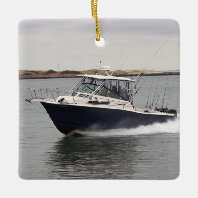 Boat Photo Ornament  (Front)