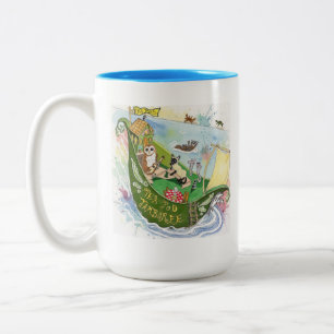 Boat Ride Two-Tone Coffee Mug