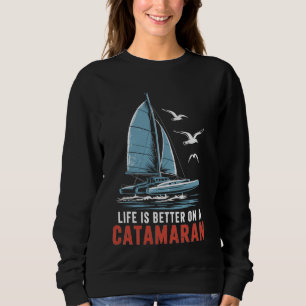 Boat Sailing Boating Lovers captain sail outfit Sa Sweatshirt