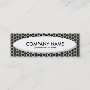 Boat Shape III - Honeycomb Warm Mini Business Card