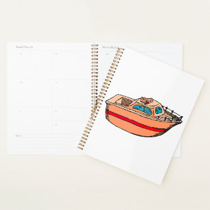 Boat Sketch Spiral Planner