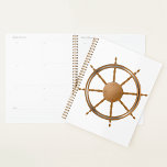 Boat Steering Wheel Spiral Planner<br><div class="desc">Boat Steering Wheel Spiral Planner</div>