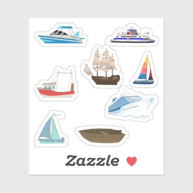 Boat Stickers (Sheet)