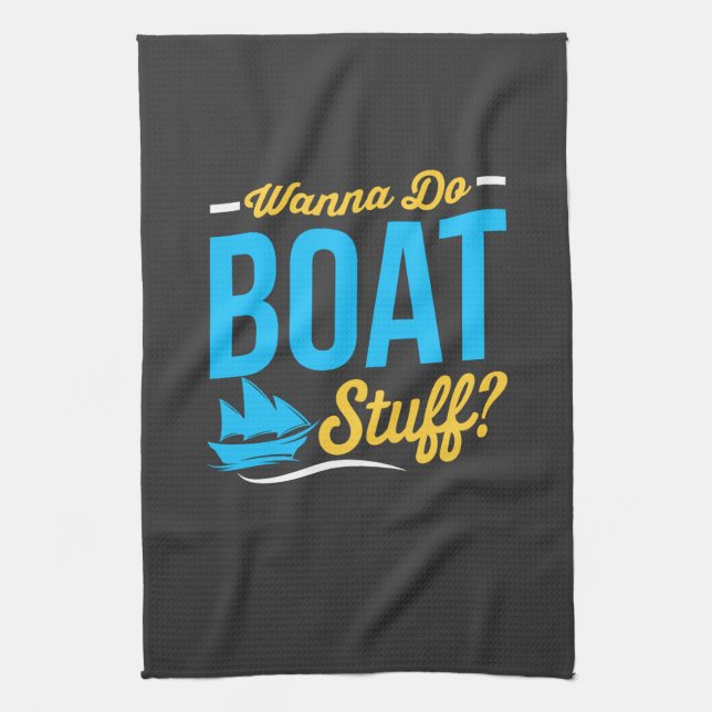 Boat Stuff Kitchen Towel (Vertical)