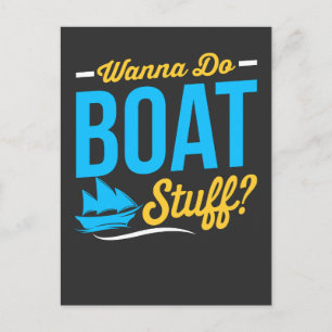 Boat Stuff Postcard
