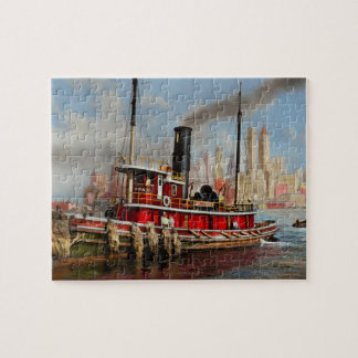 Boat - Tugboat - The Watuppa 1935 Jigsaw Puzzle