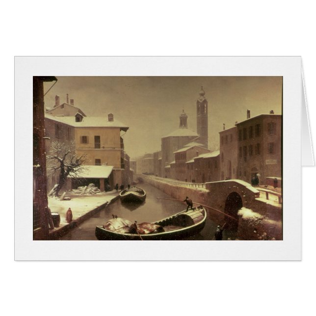 Boat under the Snow (Front Horizontal)