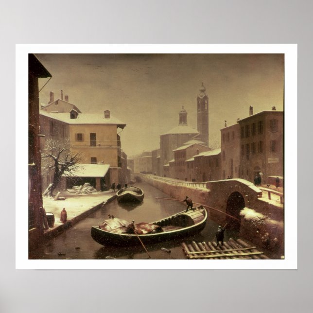 Boat under the Snow Poster (Front)