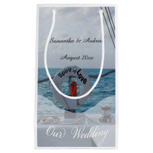Boat Wedding Nautical Theme Small Gift Bag